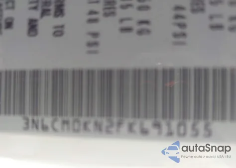2015 Nissan Nv200 S from USA, damaged, VIN 3N6CM0KN2FK691055